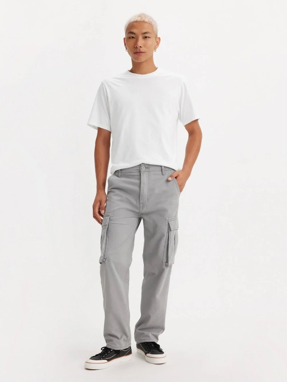 Levi's Men's Size 32 X 34 Grey Ace Cargo Pants